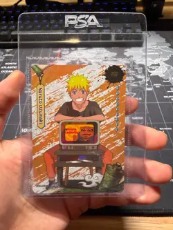 PSA Kayou Exclusive NARUTO Uzumaki PROMO CARD IN HAND December NEW! - Image 1