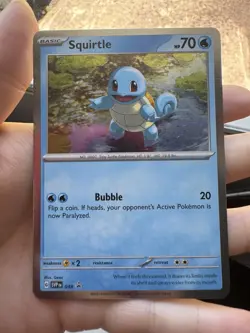 Squirtle - 048 (Cosmos Holo) 048 Sv: Scarlet & Violet Promo Cards Holo SWIRL! - Image 1