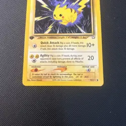 Pikachu #70/111 1st Edition 2000 Pokemon Neo Genesis NM/MT - Image 5