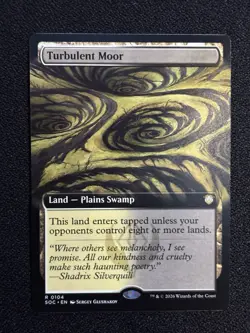 Turbulent Moor (Extended Art) Commander: Secrets of Strixhaven Regular - Image 1