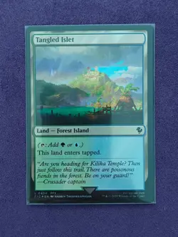 Tangled Islet Surge Foil - FIC 0434 NM - MTG Magic - Image 1