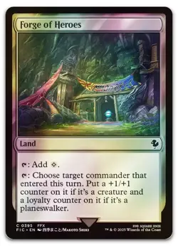 Forge of Heroes (Surge Foil) #395 (NM) Final Fantasy FIC Magic MTG - Image 1