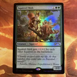 MTG Foil Squirrel Mob Secret Lair: We Hope You Like Squirrels NM!! - Image 1