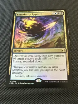 Singularity Rupture - 228 - MTG: Edge of Eternities - Rare - FOIL - Image 2