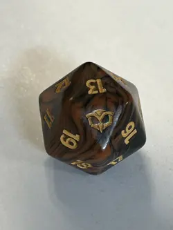 MTG Secrets of Strixhaven Oversized D20 spindown life counter dice - Image 1