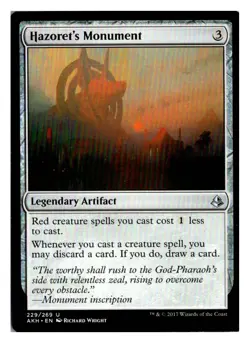 Hazoret's Monument 229 UC Amonkhet NM - Image 1