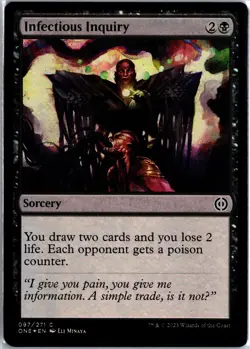 Infectious Inquiry Foil C Phyrexia: All Will Be One 97 NM - Image 1