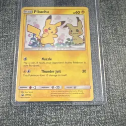 Pokemon Pikachu SM162 Sun & Moon Black Star Promo Holo English 2019 60 HP - Image 1