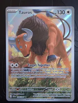 Tauros 096/086 Holo Illustration Rare Chaos Rising Pokemon Near Mint - Image 1