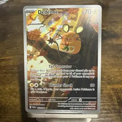Pokemon TCG Dedenne 093/088 Me03: Perfect Order Illustration Rare Holo Near Mint - Image 1