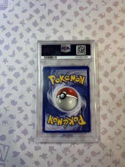 PSA 8 Haunter Cosmos Holo Italian Fossil 6/62 *SWIRL* + PSA Label Error - Image 3