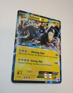 Pokemon TCG. Zekrom EX 52/113. Legendary Treasures. Holo Rare. Authentic, LP. - Image 1