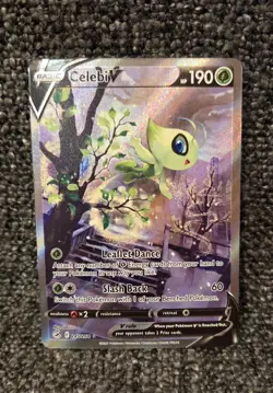 Celebi V 245/264 Pokemon SWSH08: Fusion Strike Ultra Rare Holo Alt. Full Art - Image 1