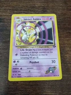 Pokemon Gym Challenge Sabrina's Kadabra 58/132 Unlimited - Image 1