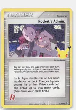 Rocket's Admin. 86/109 Celebrations: Classic Collection Pokemon Holo NM - Image 1