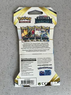 NEW Pokemon TCG: Sword & Shield Silver Tempest Booster 10 Pack Lugia VSTAR - Image 2