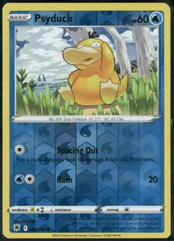 Psyduck 028/189 Common Astral Radiance Pokemon Reverse Holo Near Mint - Image 2