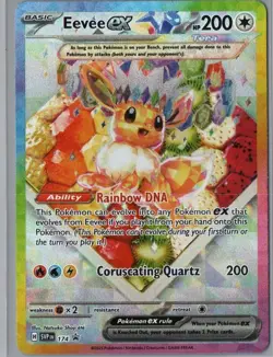 Eevee ex 174 Holo Promo Scarlet & Violet Promo Pokemon Near Mint - Image 1