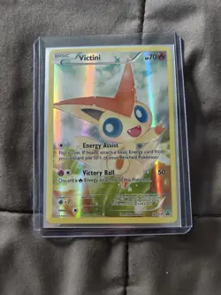 Pokemon TCG Victini Promo Holo XY Set XY117 2016 English Basic 70 HP - Image 1