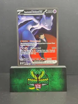 2026 Mega Evolution Ascended Heroes Team Rocket's Mewtwo Secret Rare #281/217 - Image 1