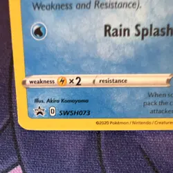 The Pokemon Company Sobble Holo Promo SWSH073 60 HP English Akira Komayama - Image 2