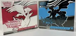 Lot of 2 - Pokemon Black Bolt and White Flare Elite Trainer Box ETB NEW & Sealed - Image 1