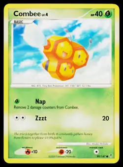 Combee Normal #99 Common Pokemon Supreme Victors LP - Image 1