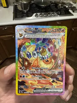 Pokemon TCG Flareon ex 146/131 Sv: Prismatic Evolutions Special Illustration - Image 1