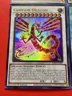 Crimson Dragon + Synchro Rumble + Snake-Eyes Vengeance + Silvera + More | YuGiOh - Image 3