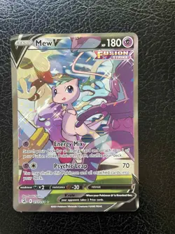 Mew V #251/264 Pokemon SWSH: Fusion Strike alternate art 2021 NM - Image 2