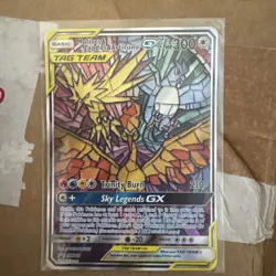 Pokemon TCG Moltres Zapdos & Articuno GX Hidden Fates SM210 Promo - Image 1