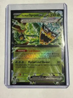 2025 Pokemon Scarlet and Violet Prismatic Evolutions #012 Teal Mask Ogerpon ex - Image 1
