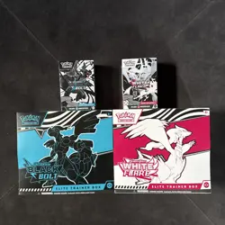 Pokemon TCG BLACK BOLT/WHITE FLARE - 2 ETBs & 2 Booster Bundles - Sealed/ Fast! - Image 1