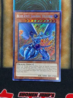 Yugioh Blue-Eyes Shining Dragon LCKC-EN008 Secret Rare 1st Ed LP - Image 1