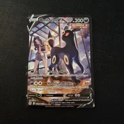 Pokemon Card - Umbreon v TCG TG22/TG30 Brilliant Stars Trainer Gallery - M/NM - Image 1