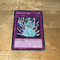 YUGIOH! 1-AEGIS OF GAIA-COMMON-LIMITED EDITION-GLD3-EN050 - Image 1