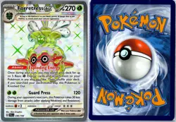 Pokemon Card - Forretress ex Paldea Evolved 230/193 2023 Ultra Rare Damaged - Image 3