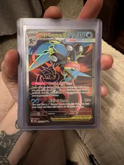 Pokemon TCG Mega Greninja EX 350 HP Full Art Holo Card English - Image 1