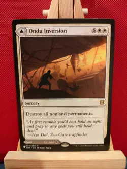 Ondu Inversion / Ondu Skyruins - Zendikar Rising - Rare - NM - MTG - Image 1