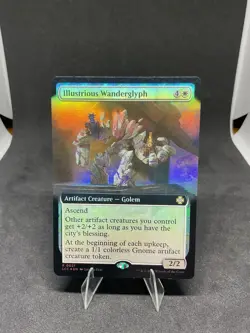 Illustrious Wanderglyph (Extended Art) The Lost Caverns of Ixalan Foil 0021 MTG - Image 1
