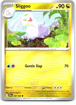 Sliggoo 067/086 Common Chaos Rising Pokemon Near Mint - Image 1