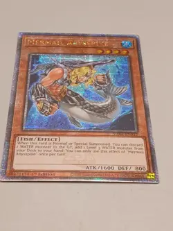 Mermail Abysspike - Quarter Century Secret Rare RA04-EN012 Yugioh - Image 1