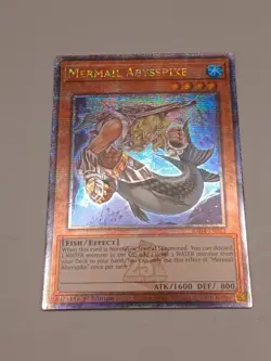 Mermail Abysspike - Quarter Century Secret Rare RA04-EN012 Yugioh - Image 2