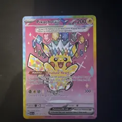 Pokemon Pikachu ex 277/217 Special Illustration Rare Ascended Heroes Near Mint - Image 1