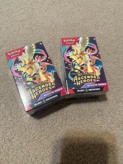 2x Pokemon Mega Evolution ASCENDED HEROES BOOSTER BUNDLE BOX IN HAND SHIPS ASAP - Image 1