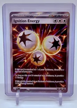Pokemon TCG: Phantasmal Flames Ignition Energy 124/094 Specialty Energy Full Art - Image 1