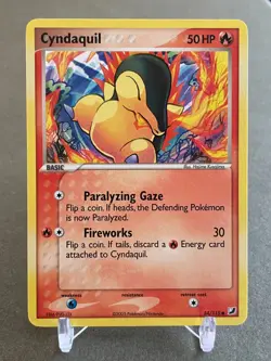 Pokemon Cyndaquil 54/115 ex Unseen Forces Common NM - Image 1