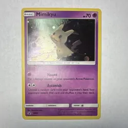 The Pokemon Company Pokemon TCG Mimikyu SM29 SM Promo Holo HP 70 ENG 2017 - Image 1
