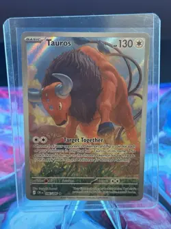 Pokemon TCG Tauros Illustration rare 96/86 Illustration rare Chaos Rising - Image 1