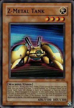 Z-Metal Tank - Super Rare MFC-006 - HP - YuGiOh - Image 1